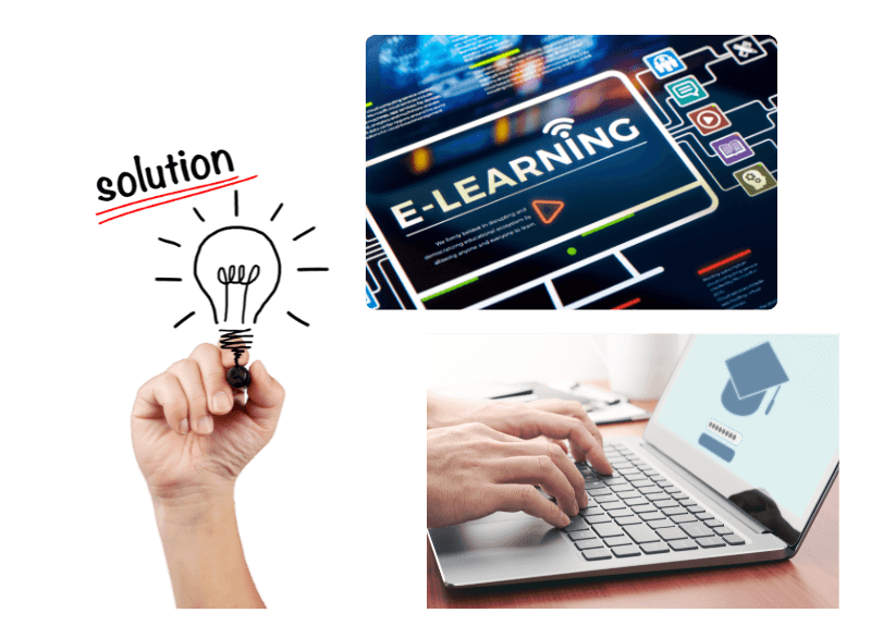 Our E-learning solutions are designed to corporate traning Our E-learning solutions are designed to corporate traning